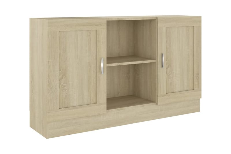 Skænk 120x30,5x70 cm spånplade sonoma-eg - Brun - Skænke & sideboards