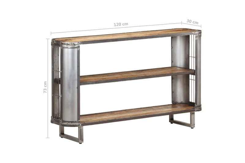 skænk 120x30x73 cm massivt mangotræ - Brun - Opbevaring - Opbevaringsmøbler - Skænke & sideboards