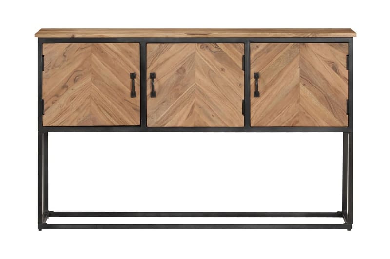 skænk 120x30x75 cm massivt akacietræ - Brun - Skænke & sideboards