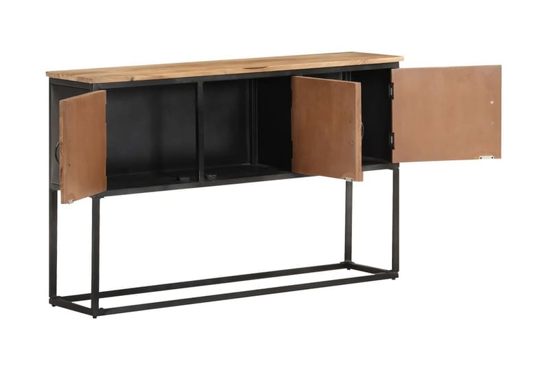 skænk 120x30x75 cm massivt akacietræ - Brun - Skænke & sideboards