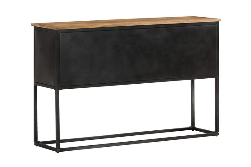 skænk 120x30x75 cm massivt akacietræ - Brun - Skænke & sideboards