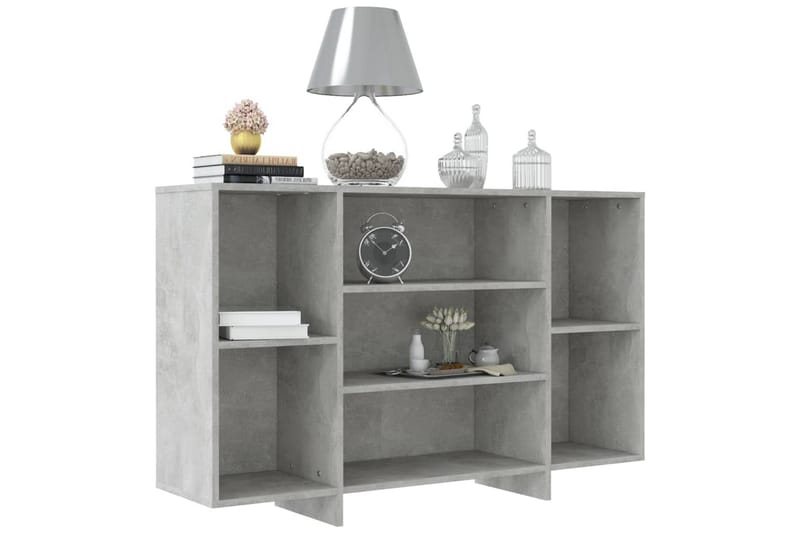 skænk 120x30x75 cm spånplade betongrå - Grå - Skænke & sideboards