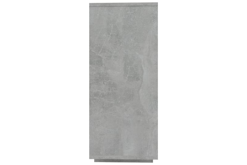 skænk 120x30x75 cm spånplade betongrå - Grå - Skænke & sideboards
