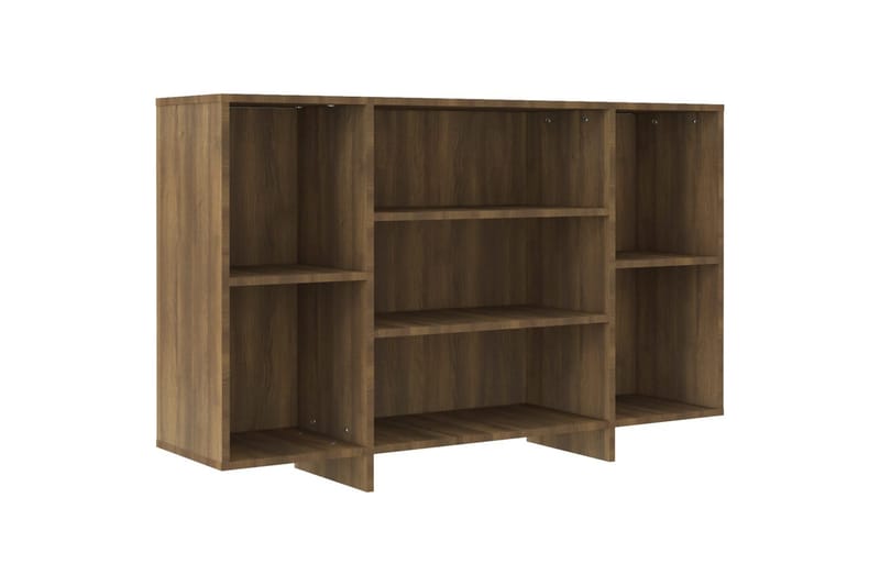 skænk 120x30x75 cm spånplade brun egetræsfarve - Brun - Skænke & sideboards