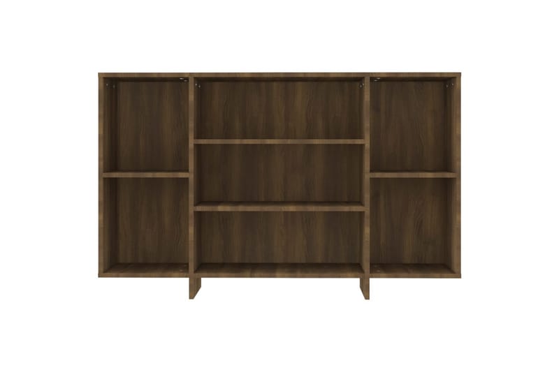 skænk 120x30x75 cm spånplade brun egetræsfarve - Brun - Skænke & sideboards