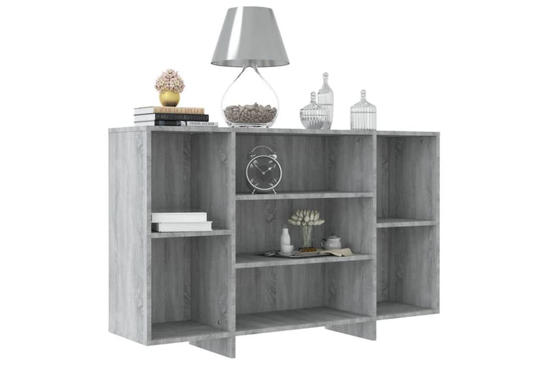 skænk 120x30x75 cm spånplade grå sonoma-eg - Grå - Opbevaring - Opbevaringsmøbler - Skænke & sideboards