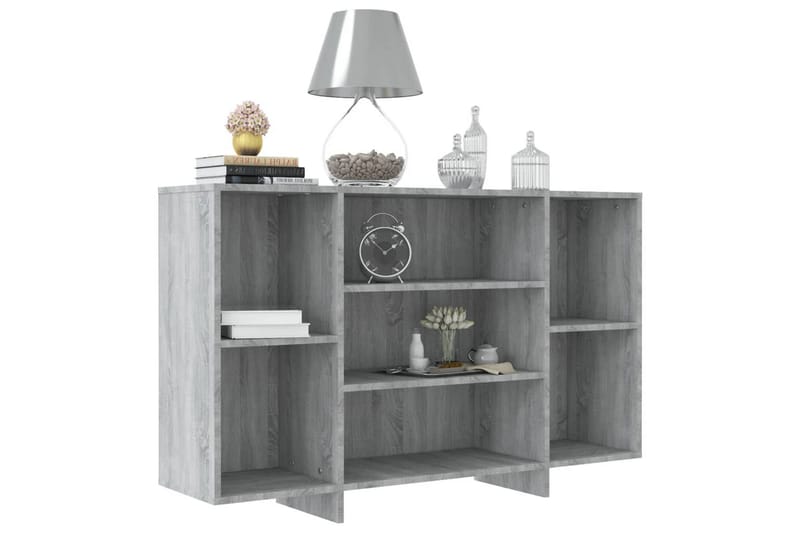 skænk 120x30x75 cm spånplade grå sonoma-eg - Grå - Skænke & sideboards