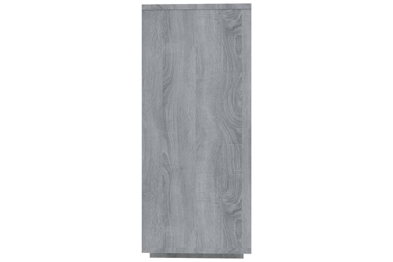 skænk 120x30x75 cm spånplade grå sonoma-eg - Grå - Opbevaring - Opbevaringsmøbler - Skænke & sideboards