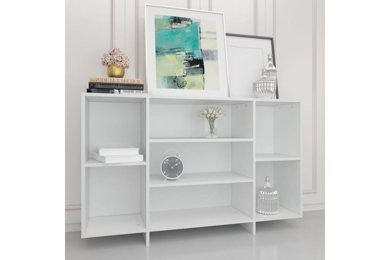 skænk 120x30x75 cm spånplade hvid - Hvid - Opbevaring - Opbevaringsmøbler - Skænke & sideboards
