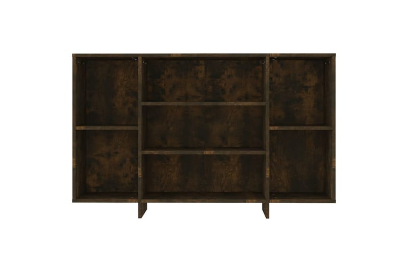 skænk 120x30x75 cm spånplade røget egetræsfarve - Brun - Skænke & sideboards