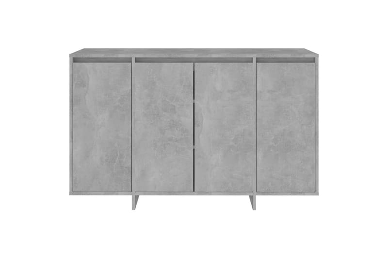 skænk 120x41x75 cm spånplade betongrå - Grå - Opbevaring - Opbevaringsmøbler - Skænke & sideboards