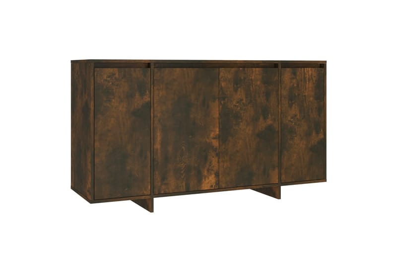 skænk 135x41x75 cm spånplade røget egetræsfarve - Brun - Opbevaring - Opbevaringsmøbler - Skænke & sideboards
