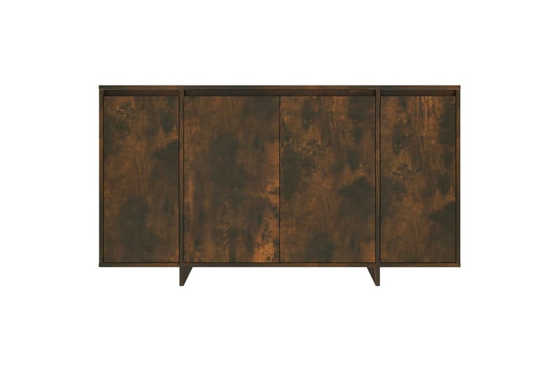 skænk 135x41x75 cm spånplade røget egetræsfarve - Brun - Opbevaring - Opbevaringsmøbler - Skænke & sideboards