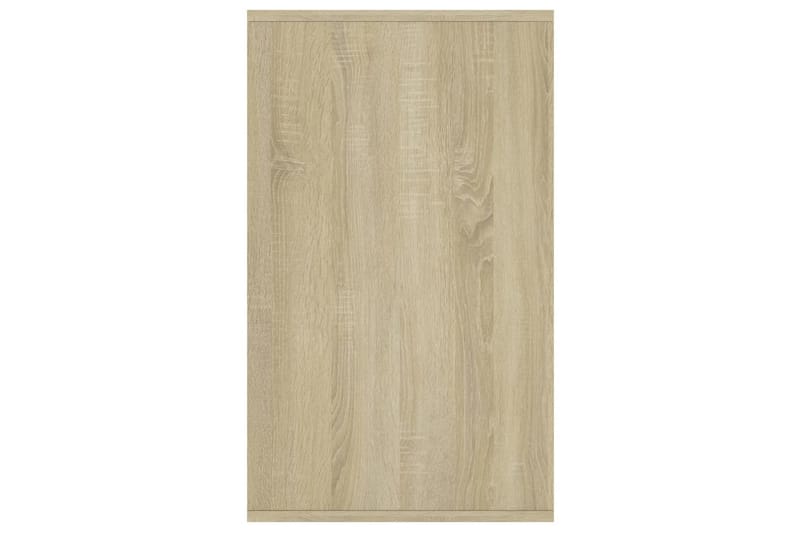 skænk 135x41x75 cm spånplade sonoma-eg - Beige - Opbevaring - Opbevaringsmøbler - Skænke & sideboards