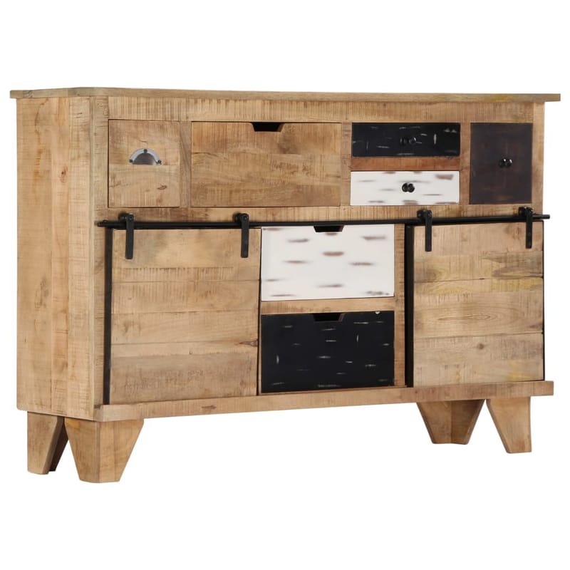 Skænk 140 X 38 X 90 Cm Massivt Mangotræ - Brun - Skænke & sideboards