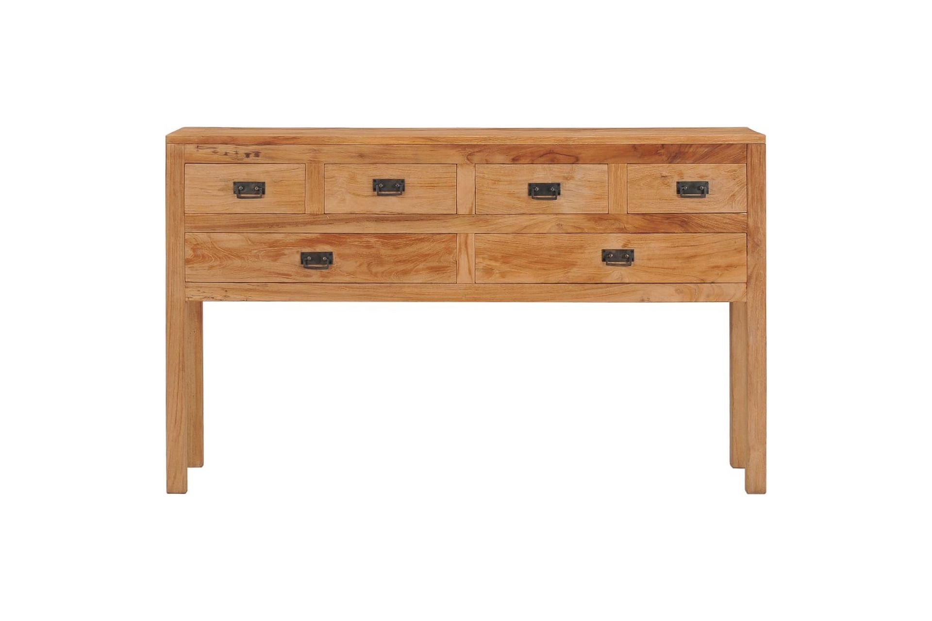 Skænk 140x30x75 cm Massivt Teaktræ - Opbevaring - Opbevaringsmøbler - Skænke & sideboards