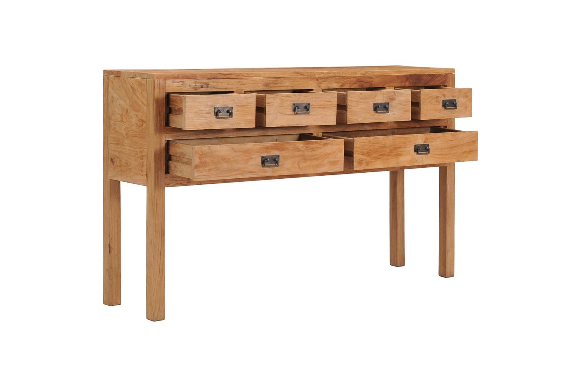 Skænk 140x30x75 cm Massivt Teaktræ - Opbevaring - Opbevaringsmøbler - Skænke & sideboards