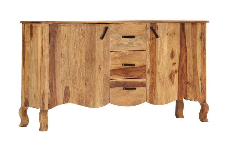 skænk 145x40x80 cm massivt sheeshamtræ - Brun - Opbevaring - Opbevaringsmøbler - Skænke & sideboards