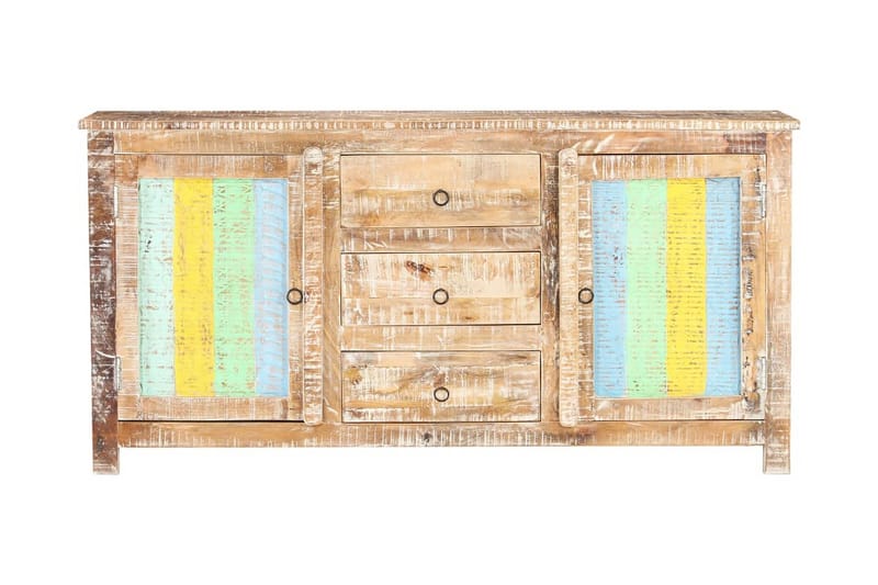 skænk 151x40x75 cm ru akacietr�æ - Flerfarvet - Opbevaring - Opbevaringsmøbler - Skænke & sideboards
