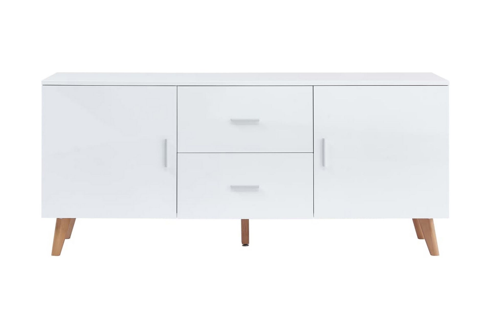 Skænk 160 X 40 X 70 Cm Mdf Hvid - Hvid - Opbevaring - Opbevaringsmøbler - Skænke & sideboards