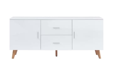 Skænk 160 X 40 X 70 Cm Mdf Hvid - Hvid - Opbevaring - Opbevaringsmøbler - Skænke & sideboards