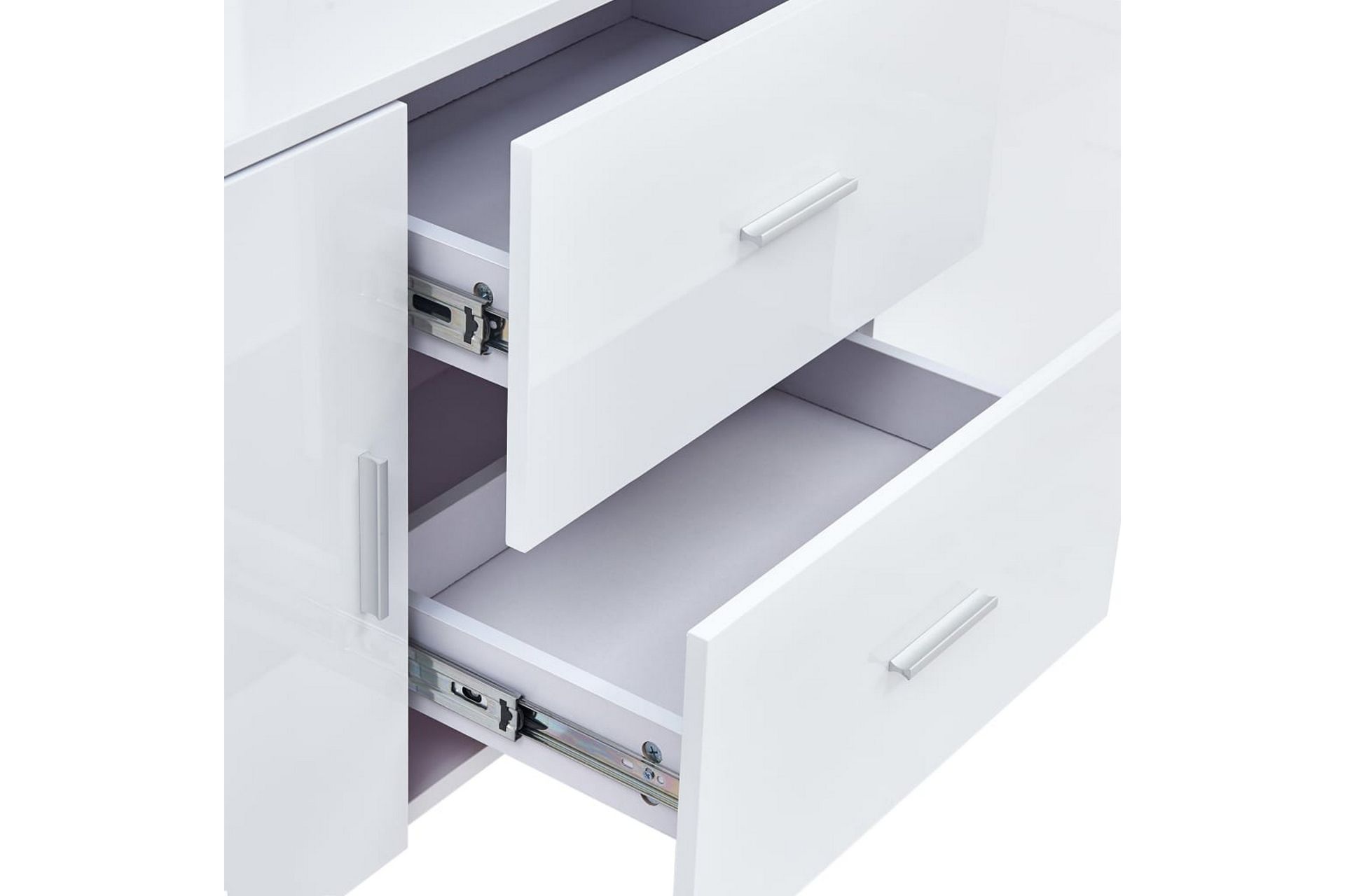 Skænk 160 X 40 X 70 Cm Mdf Hvid - Hvid - Opbevaring - Opbevaringsmøbler - Skænke & sideboards