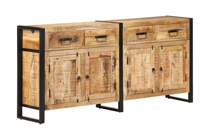 skænk 172x35x80 cm massivt mangotræ - Brun - Skænke & sideboards