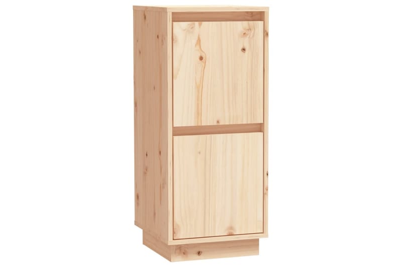 skænk 31,5x34x75 cm massivt fyrretræ - Brun - Skænke & sideboards