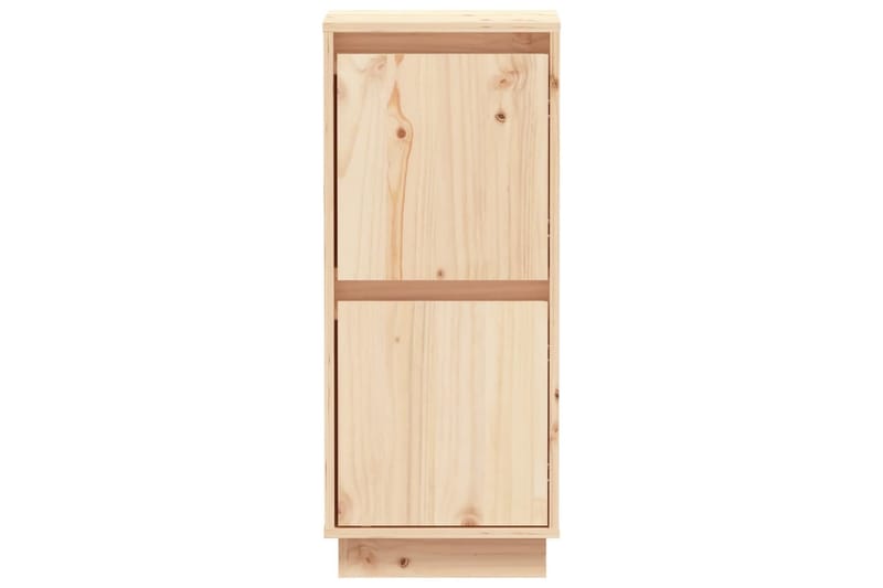 skænk 31,5x34x75 cm massivt fyrretræ - Brun - Skænke & sideboards