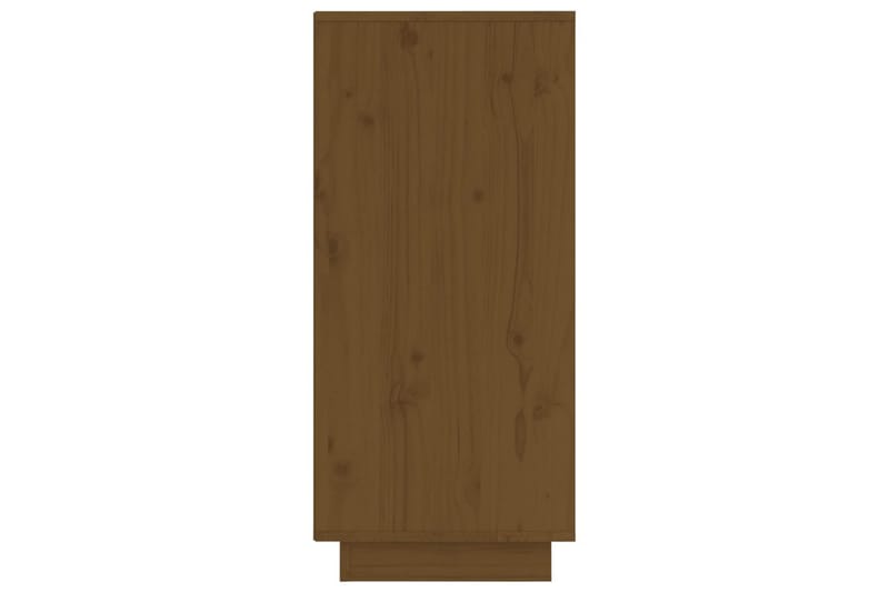skænk 31,5x34x75 cm massivt fyrretræ gyldenbrun - Brun - Skænke & sideboards