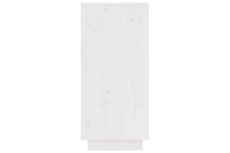 skænk 31,5x34x75 cm massivt fyrretræ hvid - Hvid - Skænke & sideboards