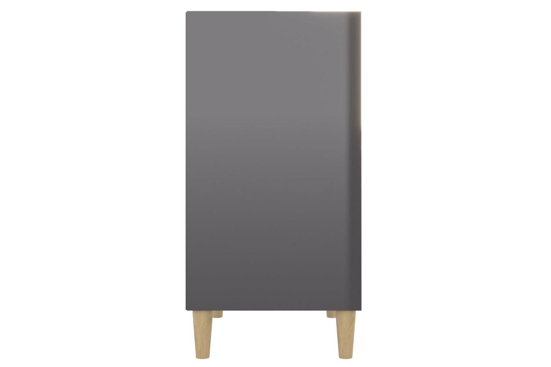 skænk 57x35x70 cm spånplade grå højglans - Grå - Opbevaring - Opbevaringsmøbler - Skænke & sideboards