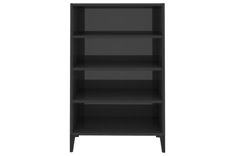 skænk 57x35x90 cm spånplade grå højglans - Grå - Opbevaring - Opbevaringsmøbler - Skænke & sideboards