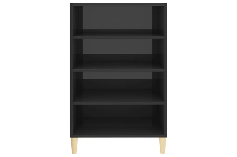 skænk 57x35x90 cm spånplade grå højglans - Grå - Opbevaring - Opbevaringsmøbler - Skænke & sideboards