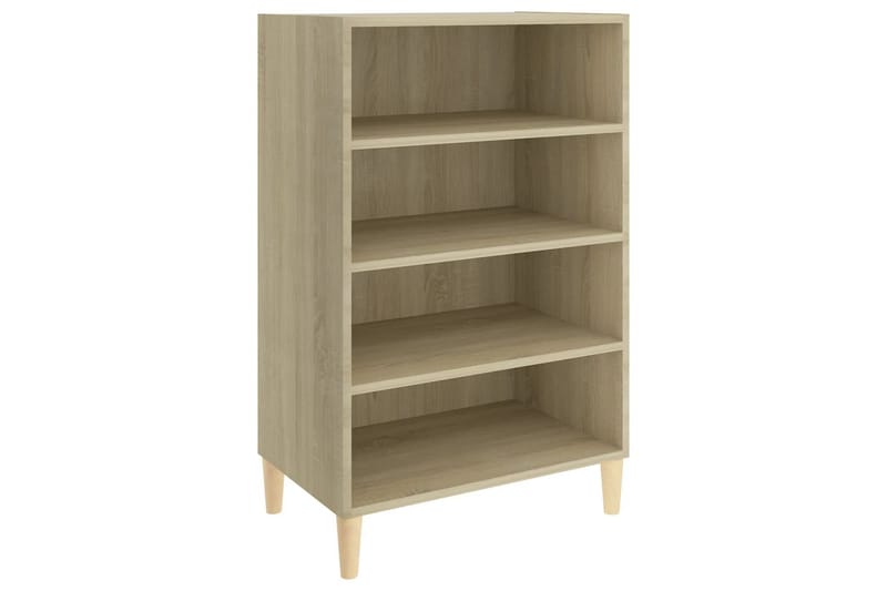 skænk 57x35x90 cm spånplade sonoma-eg - Brun - Opbevaring - Opbevaringsmøbler - Skænke & sideboards