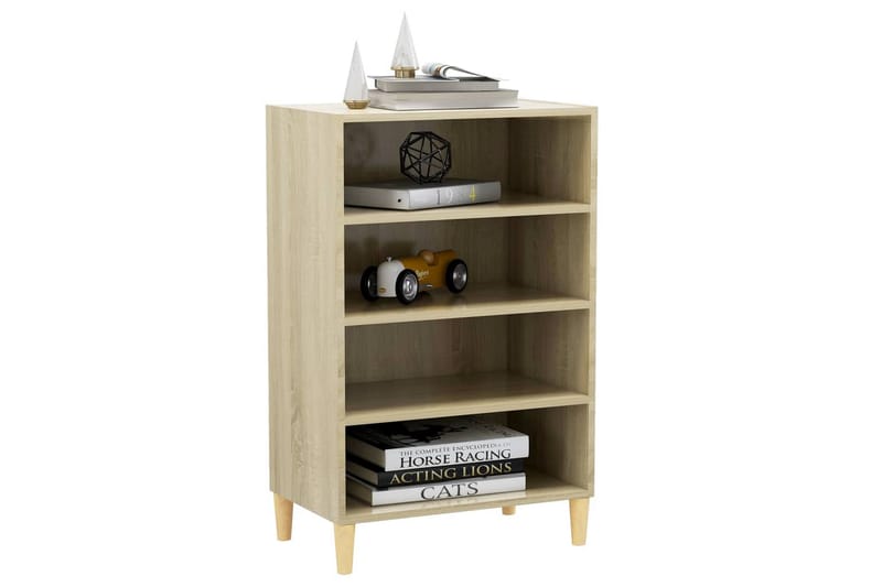skænk 57x35x90 cm spånplade sonoma-eg - Brun - Opbevaring - Opbevaringsmøbler - Skænke & sideboards