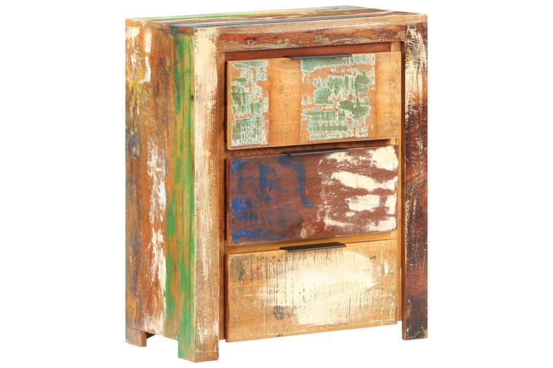 Skænk 59X33X75 cm Massivt Genbrugstræ - Flerfarvet - Opbevaring - Opbevaringsmøbler - Skænke & sideboards