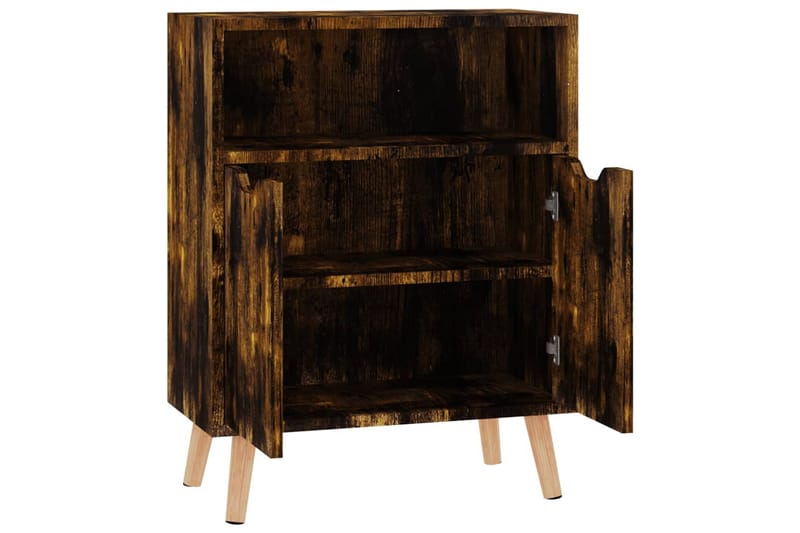 skænk 60x30x72 cm spånplade røget eg - Brun - Skænke & sideboards