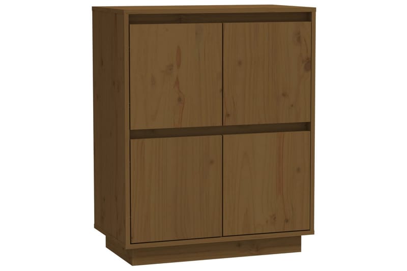 skænk 60x34x75 cm massivt fyrretræ gyldenbrun - Brun - Opbevaring - Opbevaringsmøbler - Skænke & sideboards
