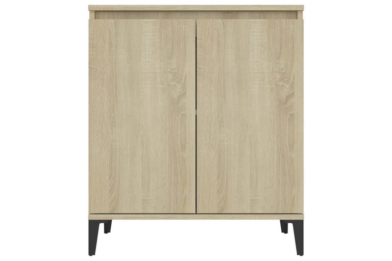 skænk 60x35x70 cm spånplade sonoma-eg - Brun - Skænke & sideboards