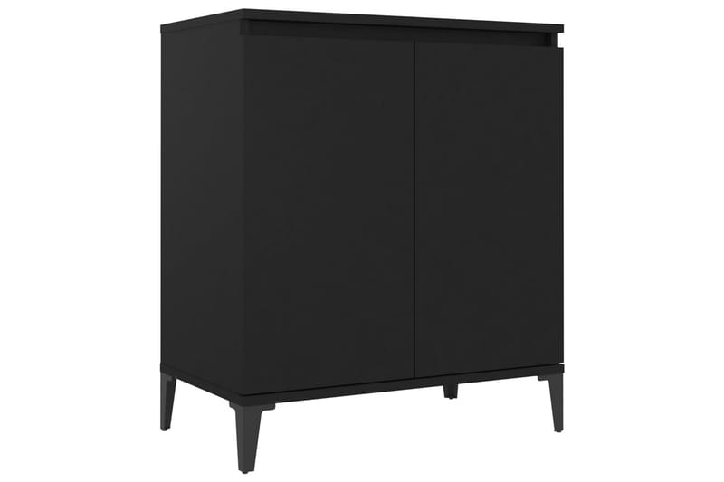 skænk 60x35x70 cm spånplade sort - Sort - Opbevaring - Opbevaringsmøbler - Skænke & sideboards