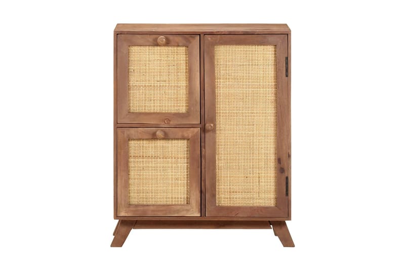 skænk 60x35x75 cm massivt mangotræ - Brun - Skænke & sideboards