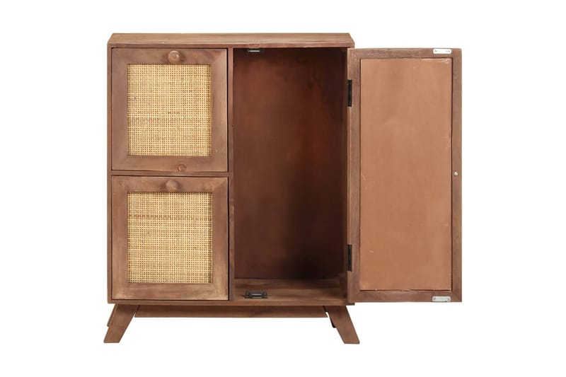 skænk 60x35x75 cm massivt mangotræ - Brun - Opbevaring - Opbevaringsmøbler - Skænke & sideboards