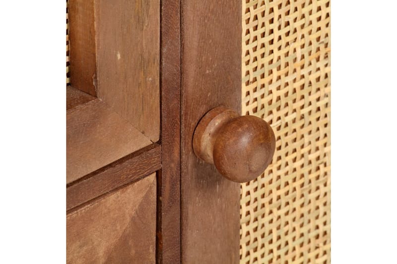skænk 60x35x75 cm massivt mangotræ - Brun - Opbevaring - Opbevaringsmøbler - Skænke & sideboards