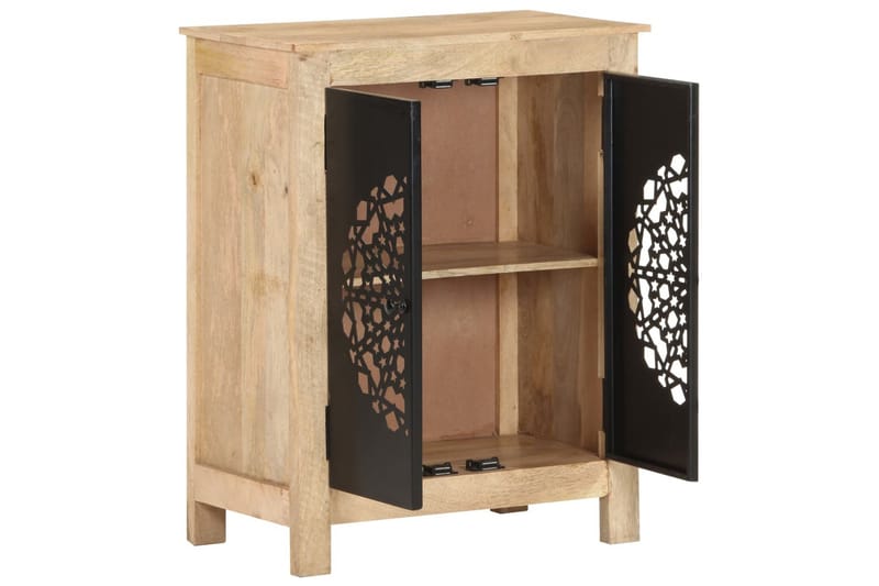 skænk 60x35x75 cm massivt mangotræ - Brun - Opbevaring - Opbevaringsmøbler - Skænke & sideboards