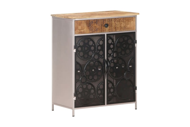 skænk 60x35x75 cm ru mangotræ og jern - Brun - Opbevaring - Opbevaringsmøbler - Skænke & sideboards