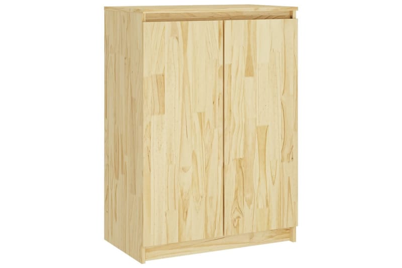 skænk 60x36x84 cm massivt fyrretræ - Brun - Skænke & sideboards