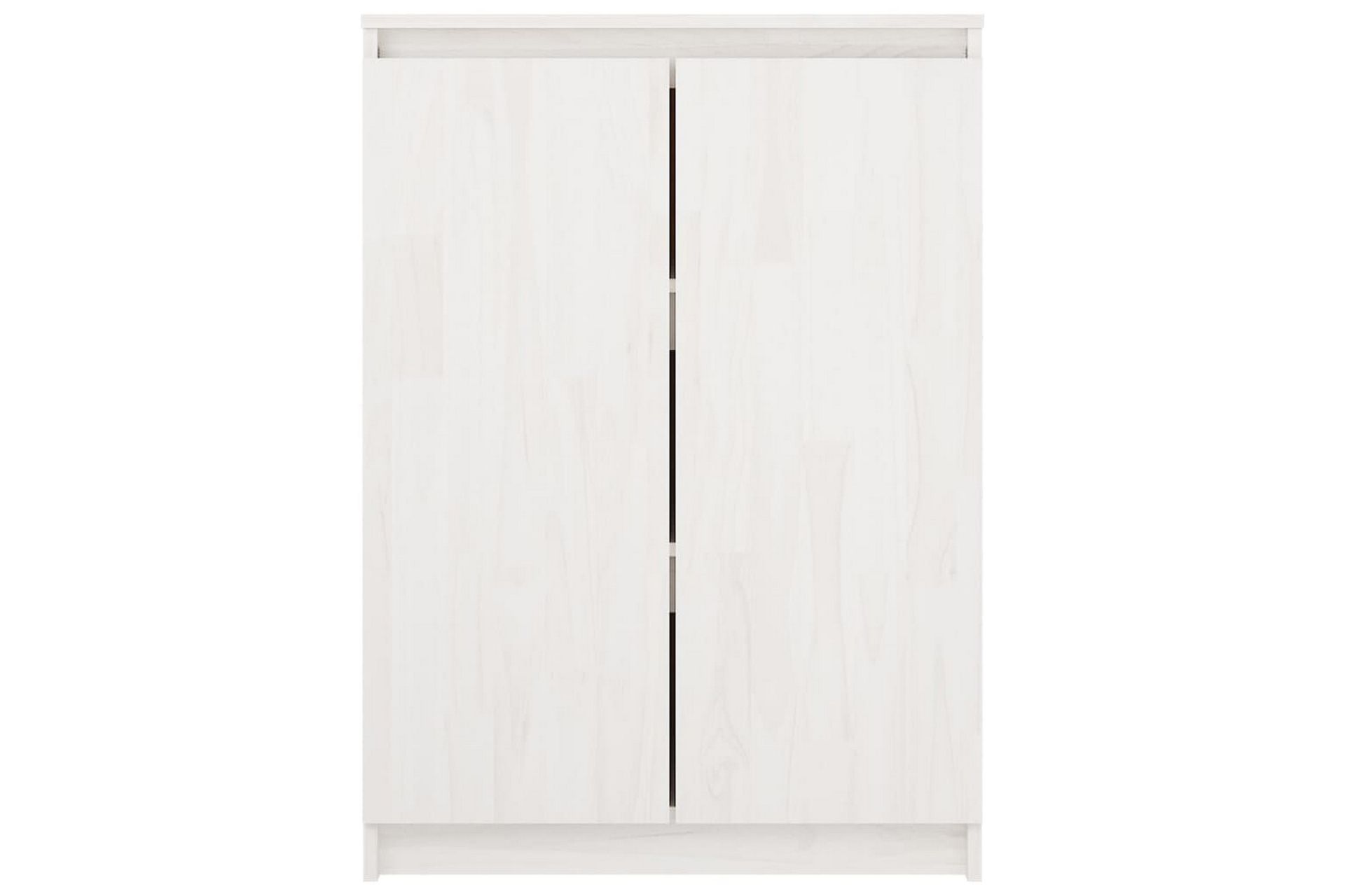 skænk 60x36x84 cm massivt fyrretræ hvid - Hvid - Opbevaring - Opbevaringsmøbler - Skænke & sideboards