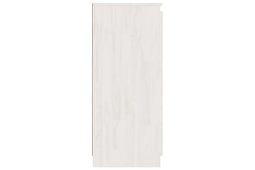 skænk 60x36x84 cm massivt fyrretræ hvid - Hvid - Opbevaring - Opbevaringsmøbler - Skænke & sideboards