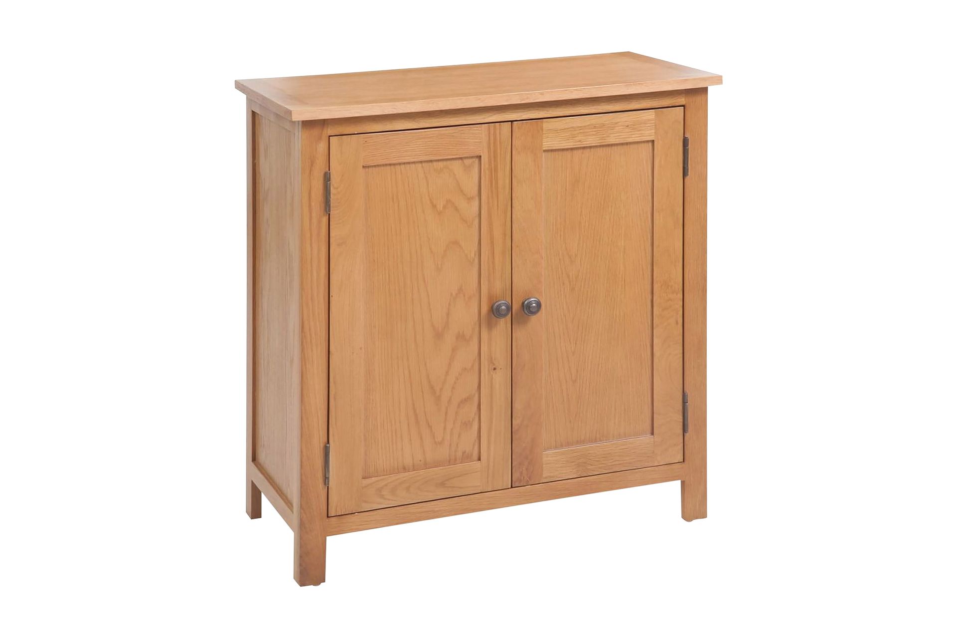 Skænk 70 X 35 X 75 Cm Massivt Egetræ - Brun - Opbevaring - Opbevaringsmøbler - Skænke & sideboards